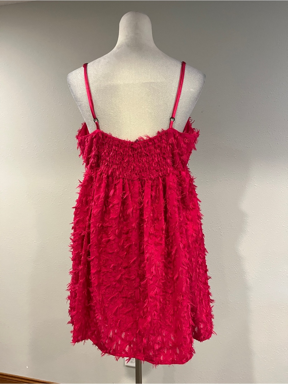 Wild Fable Hot Pink Spaghetti Strap mini Dress size large - Picture 6 of 11